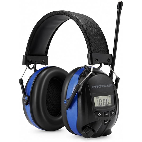 DeWalt DPG17 Premium Wireless Bluetooth Hearing Protection Ear Muffs, NRR 25 674
