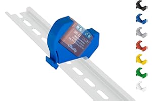 SHELLY HUTSCHIENENHALTER PW3D Shelly-MINI - Supporto per guida DIN "Mini", 35 mm, colore: Blu (Prime)