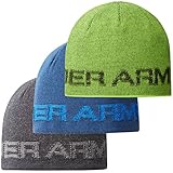 Under Armour Men's Word Mark Ribbed Winter Beanie