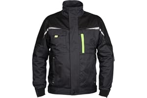 Stenso Prisma - Chaqueta de trabajo multiusos para hombre - Con bandas reflectantes - Corte entallado