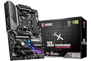 MSI MAG B550 TOMAHAWK Carte mère gaming, ATX, AMD AM4, DDR4, M.2, USB 3.2 Gen 2, HDMI