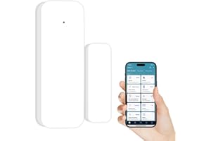 XINZHIZHU Door and Window Sensor Requires Zigbee Connection for Alarm System and Smart Home Devices Wireless Mini Contact Sensor APP Control Home Security Compatible with Smartlife Alexa Google Home Tuya