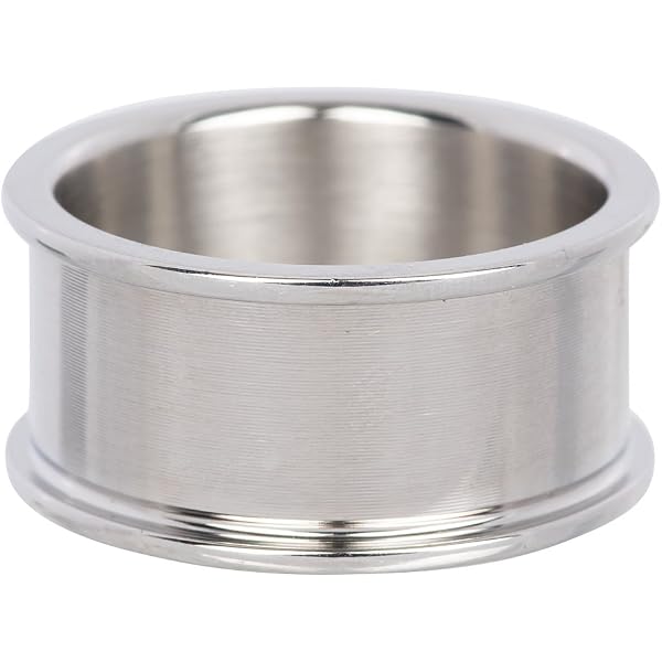 IXXXi Füllring SMALL CIRCLE STONE Blue Silber, 2 Mm – Für Modulare Ringe, Edelstahl & Glas