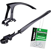 RBRL Rennrad Fahrrad Schutzblech Set 700C – Ultraleichter Fahrrad-Spritzschutz für High-End Rennräder mit 18–25 mm Reifen, Quick-Release Schnellmontage, nur 145 g Sport & Freizeit
