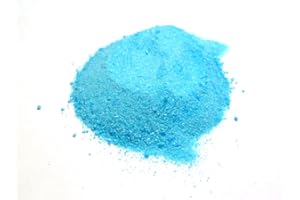 PYROPOWDERS.DE Sulfato de cobre pentahidrato, mín. 99,1%, CuSO4 5H2O, 7758-99-8, 250g, azul claro, 1