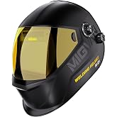 MIGVAN True-Color Automatic Welding Mask 100&times;82mm Vision 0.1ms Speed | Welding Mask, Solar and Battery, DIN 4/5-9/9-13 &ndash; MIG
