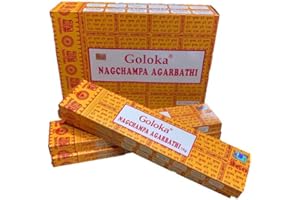 YesMandala Incienso Goloka - Nag Champa - 4 Cajas x 15g -