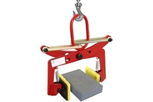DCSYOG Sollevatore per pietre da 330 kg regolabile, pinze di sollevamento verticali per sollevamento e trasporto, pinze per cordoli, pinze di sollevamento, pinze di spostamento, apertura regolabile 10-24 cm