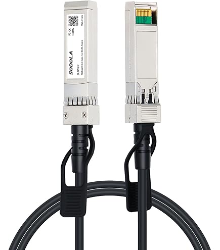 10Gb/s SFP DAC kabel, 0,3 meter (1 ft), 10GBase-CU passief direct koper Twinax SFP kabel voor Cisco SFP-H10GB-CU0.3M, Ubiquiti, Netgear en andere open switches en NIC
