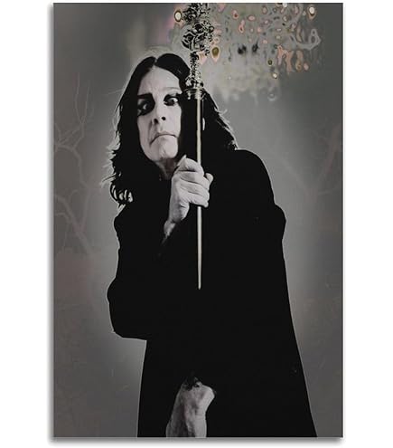 Poster Ozzy Osbourne Sur Toile – Décoration Murale 30x45 Cm Pour Chambre, Salon, Bureau