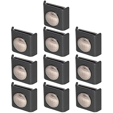 Gittermattenverbinder 10 Stück - Winkel & Längsverbinder - Feuerverzinkt - Für Zaun Stabilität - 40x35mm