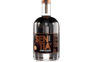 Sentia Spirits Gaba Black, Botanical Alcohol Free Drinks, Vegan, Gluten Free and GM Free, 50cl - Sentia Drink Perfect for Mocktails
