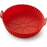 Calessier Airfryer Silikon Pişirme Kabı, Kalın ve Dayanıklı Yapı, Y&uuml;ksek Isıya Dayanıklı, Yeniden Kullanılabilir, Kolay Temiz