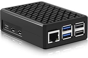 Boîtier pour Raspberry Pi 5, iUniker Pi 5 - en Aluminium - Refroidissement Passif - Spécialement conçu pour Raspberry Pi 5 8 Go/4 Go