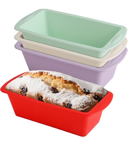 Stampo antiaderente in silicone per pane e torta a forma di pane rettangolare, per pasticceria, dolci