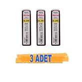 Rotring Versatil Kalem Ucu, 0,35 mm HB, Hi-Polymer, 3 Adet