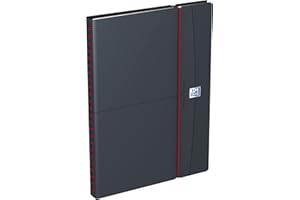 Agenda 2025-2026 Oxford Office scolaire Semainier spiralé 21x29,7cm Gris/Rouge