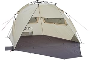 uquip Speedy automatyczny namiot plażowy Speedy na podróż, XL, ochrona przed wiatrem i słońcem, UV50+ piasek