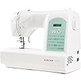 Singer 6660 Computerised Sewing Machine, Metal, White, Mint Panel, One Size