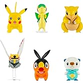 Pokemon Battle Fig&uuml;r 6 Paketi - 2 İn&ccedil; Snivy, Oshawott, Tepig, Chikorita, Sandshrew ve Pikachu Savaş Fig&uuml;rleri &Ouml;zellikleri