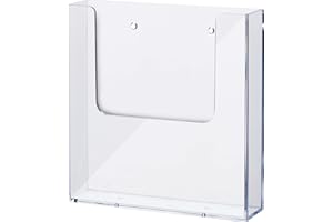 helit H2350102 - Portadepliant da parete "the help wall", 1 x DIN A5 verticale, trasparente