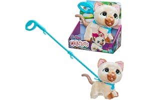 FurReal Walkalots Big Wags Interactive Walking Kitty Toy for Kids, Features Sounds and Reactions, Interactive Toys for Girls & Boys