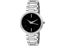 Black Dial Analogue Watch for Women & Girl's - 10BLK933