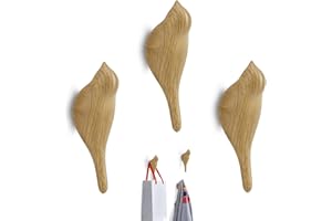 95Street Ganci Appendiabiti,Appendiabiti da Parete Decorazione Rustico Uccello Gancio Appendiabiti Cappello, Sciarpe, Giacche, Cuffia (3 Pezzi)