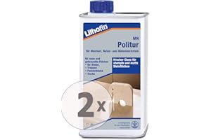 LITHOFIN AG Lithofin MN Politur flüssig 2 l - Für polierte und geschliffene Natur- und Betonwerksteine