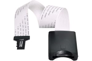 Chenyang Adaptador de cable de extensión micro SD macho a SD/SDHC/MMC/RS-MMC hembra, FPC plano suave