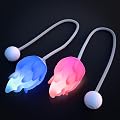 Kit Poi LED avec application et télécommande – Boules Poi LED RVB avec 20 modes d'éclairage et 10 000 couleurs, USB-C, rechargeable, idéal pour festival, danse, art et performance