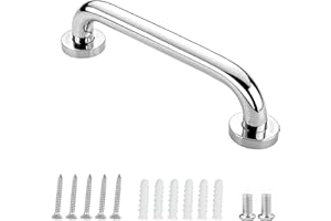 M JINGMEI Poignées d'appui pour personnes âgées, en acier inoxydable, poignée de baignoire, de salle de bain, pour montage mural, WC, salle de bain, antidérapante, poignée de sécurité (30cm 1pcs)