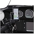 Ciro 50211 smartphone/gps holder (black perch mount with charger for 1984-2016 models (excluding 2014-2016 street glide models))