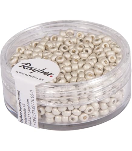 Perles Rondes Dorées 3mm - Boîte De 250 Pièces - Rayher - Pour Bijoux Et Loisirs Créatifs