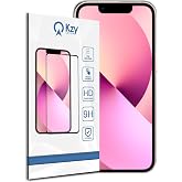 KZY İletişim Apple iPhone 13 Mini ile uyumlu Tam Kaplayan Temperli Ekran Koruyucu Cam