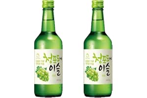 LET'S GO MARKET Jinro Green Grape Soju 350ml 13% Alc./Vol (Pack of 2)