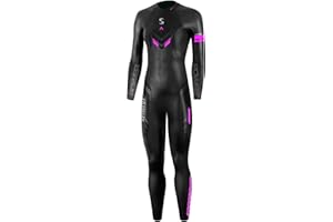 Synergy Triathlon Wetsuit 5/3mm - Women's Endorphin Full Sleeve Smoothskin Neoprene for Open Water Swimming Ironman Approved