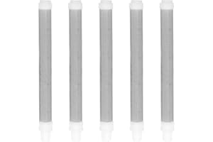 GYSRXS 5 Pieces 60 Mesh Wagner Paint Sprayers Filters Airless Spray Gun Filter Push on Type Wagner Gun Filter for Airless Paint Sprayers and Mesh Paint Sprayer Machine(white)