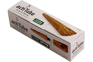 ACTITUBE (TUNE) ActiTube - Silbato de madera de olivo (2 piezas, con bolsa de almacenamiento), color marrón