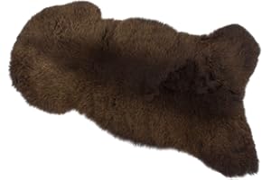 Vehi Mercatus Irisches Schaffell braun Weißgerbung ca. 100cm