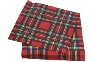 20 Pack Royal Stewart Tartan Design Paper Napkins - Made by Glen Appin Since 1903