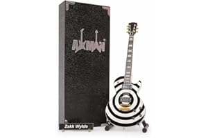 AXMAN Zakk Wylde - Réplique de guitare miniature - Cadeaux de musique - Ornement fait à la main