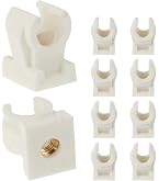 Lot De 10 Colliers De Serrage 8 Mm Avec Caoutchouc – Acier Inoxydable V2A, Colliers P à Vis Pour Tuyaux, Câbles, Conduites – Diamètre Max 8 Mm