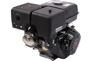 BATHRENA 15 PS 4-Takt Benzinmotor|Kartmotor 9,7KW Standmotor Antriebsmotor Balkenmäher Rasenmäher Schneefräse-Einzylinder, Luftgekühlt 27/2500 N.m/r/min