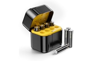 KARZU Batterie ricaricabili al litio con caricatore (4 x AA + 4 x AAA), Pile Ricaricabili AA/AAA ad alta capacità da 3700 mWh, 2500 cicli di lunga durata con caricatore rapido