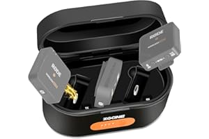 ZGCINE R30 Estuche de Carga Inalámbrica para Micrófonos Rode Wireless GO 2 / GO / ME