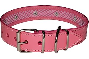 TUYNEC - Collier pour Chien avec Filet de Protection pour Collier Anti Puces pour Chien, Collier Fait Main en Cuir de Haute Qualité Qui Protège et Prolonge la Durée du Antiparasitaire