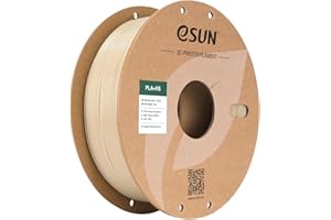 eSUN PLA+ Filamento 1.75mm, PLA+HS Filamento para Impresora 3D de Alta Velocidad Precisión Dimensional +/- 0.03mm, Carrete de 1KG (2.2 LBS) para Impresoras de Alta Velocidad,Blanco Hueso