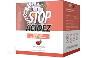 STOP ACIDEZ Élimine et prévient l'acidité et le reflux de l'estomac | Protège l'estomac contre le rongeur |Élimine le reflux et l'inconfort de l'estomac | Améliore la santé digestive | 60U
