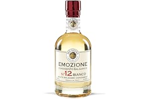 ‎MUSSINI L'ARTE DEL GUSTO Emozione Condimento Balsamic Bianco 12 Years Aged White Vinegar from Italy 250 ml